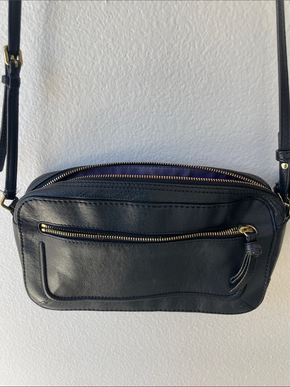 Coach Madison Mini Shoulder Bag Black Leather Style 41991 Gold Hardware Y2K